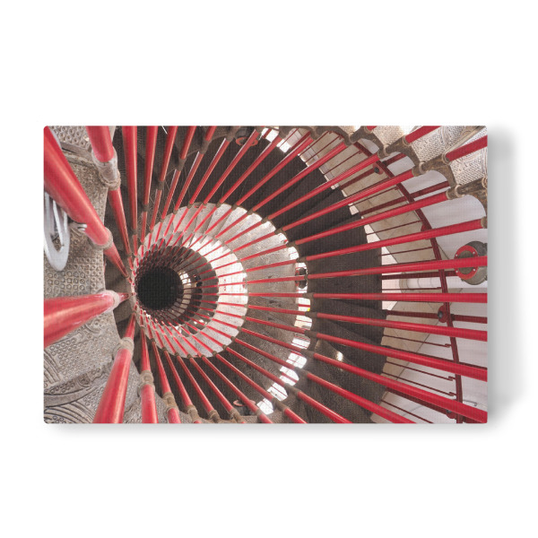 Leinwandbild "Die Wendeltreppe" artboxONE - Reise,Architektur,Geometrie