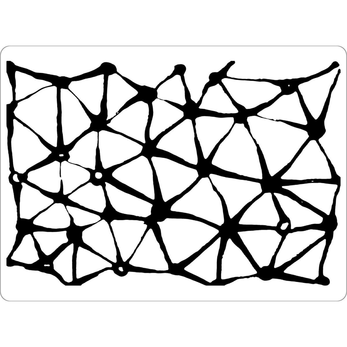 Tischset "Tilupa" artboxONE - Abstrakt - Abstrakt,Tinte,Malerei,Schwarz und weiß - Bild abstrakt