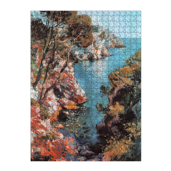 artboxONE Puzzle "Küstengelassenheit" artboxONE - Natur,Reise - Küste,Felsige küste,Baum,Meer,Natur,Landschaft - Bild küste