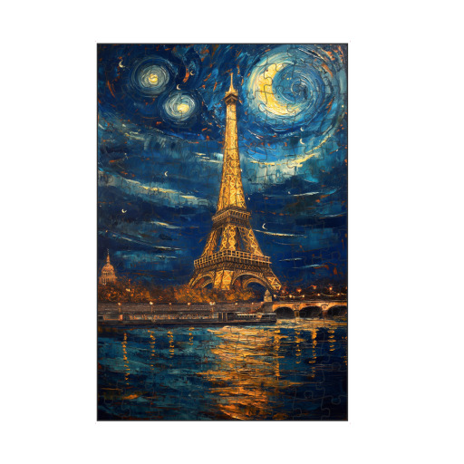 Paris im Van Gogh Stil