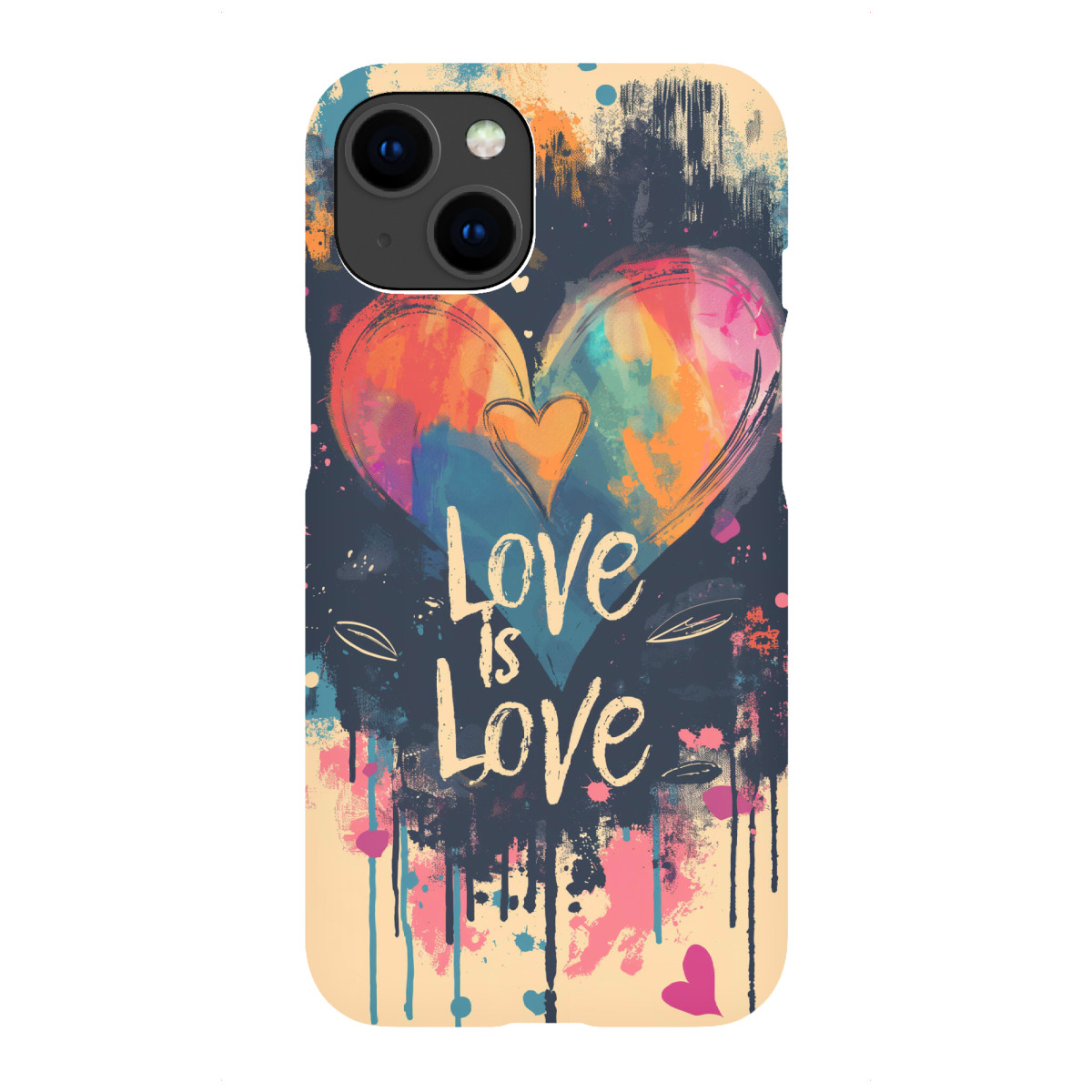 iPhone "Love is Love Streetart" Premium-Case Handyhülle artboxONE