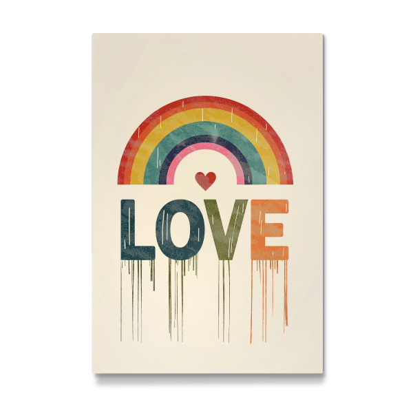 Galerie-Print "LOVE IN COLORS" 75x50 cm artboxONE
