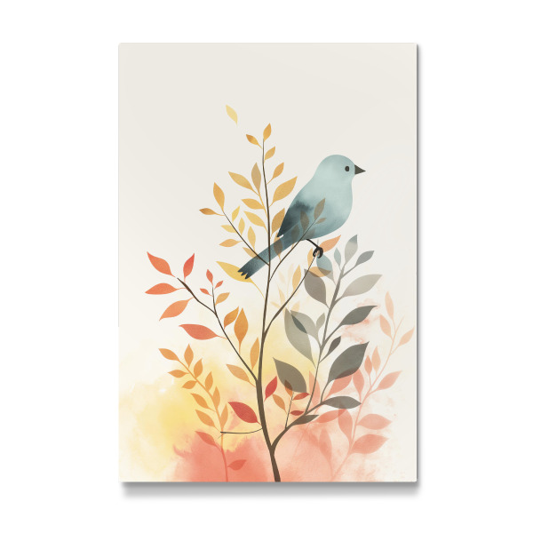 Galerie-Print "Vogel sitzt auf einem Ast" 30x20 cm artboxONE