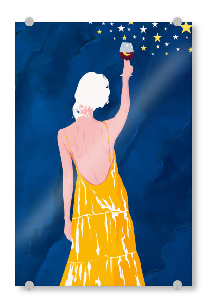 Acrylglasbild "Schenk mir etwas Magie" artboxONE - Menschen