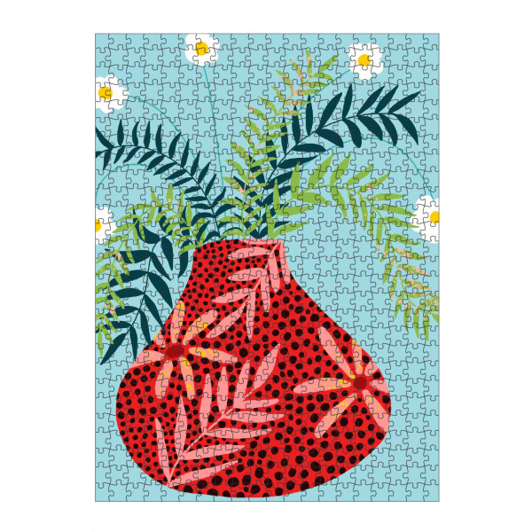 artboxONE Puzzle "Sunny Side Up Flower Pot" artboxONE - Floral
