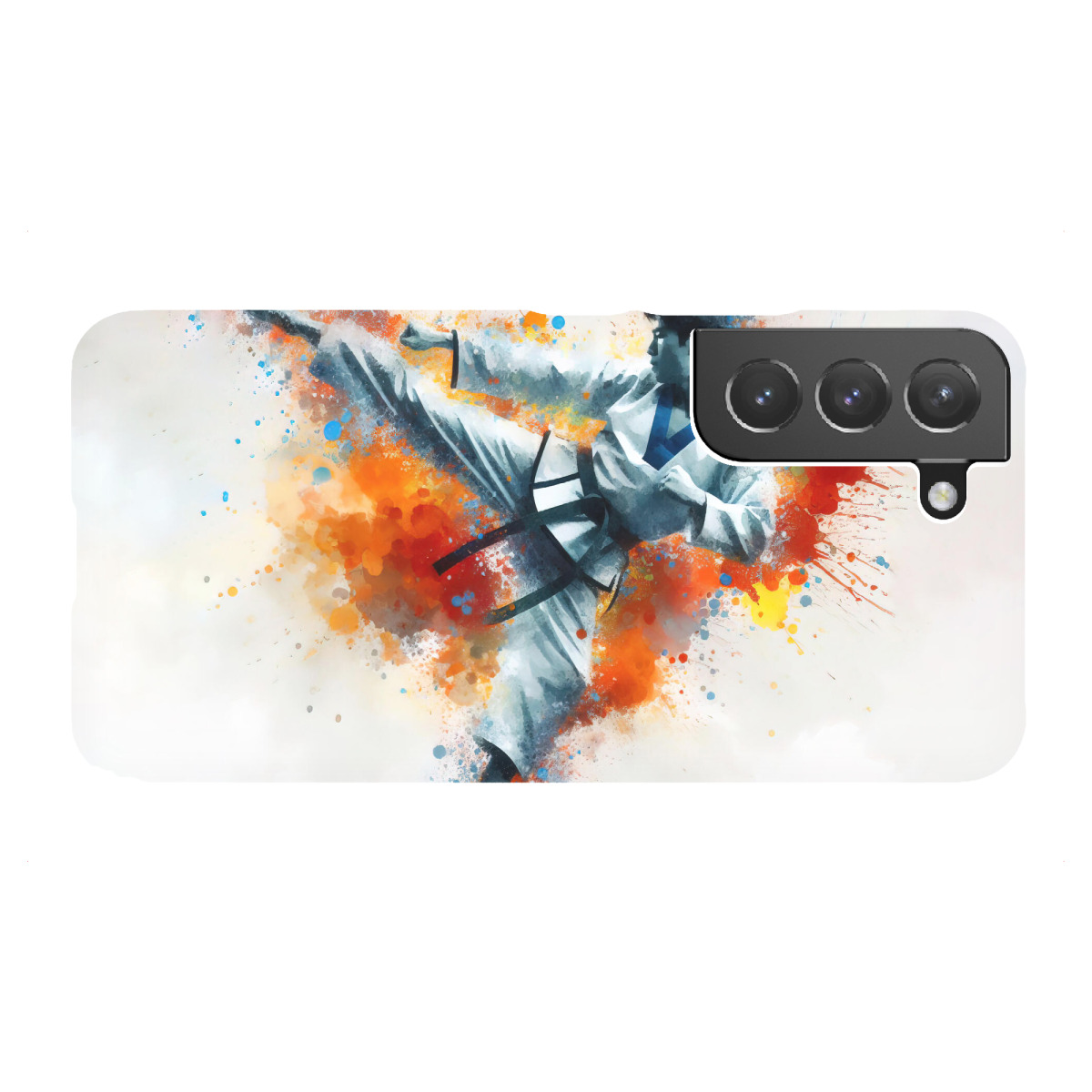 "Karate-Kampfkunst in Aquarell C"für Samsung Galaxy - Premium-Case Handyhülle artboxONE