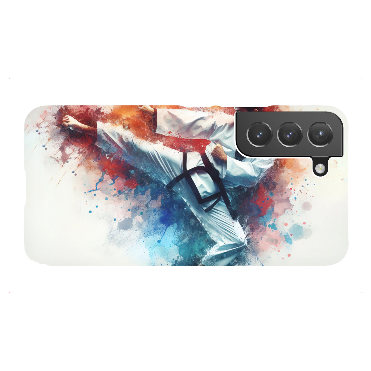Samsung Galaxy "Karate-Kampfkunst in Aquarell D" Premium-Case Handyhülle artboxONE