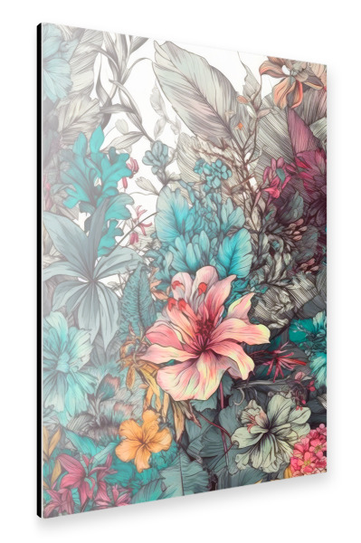 Alu-Dibond "Wiese voller Blumen AA" 30x20 cm artboxONE