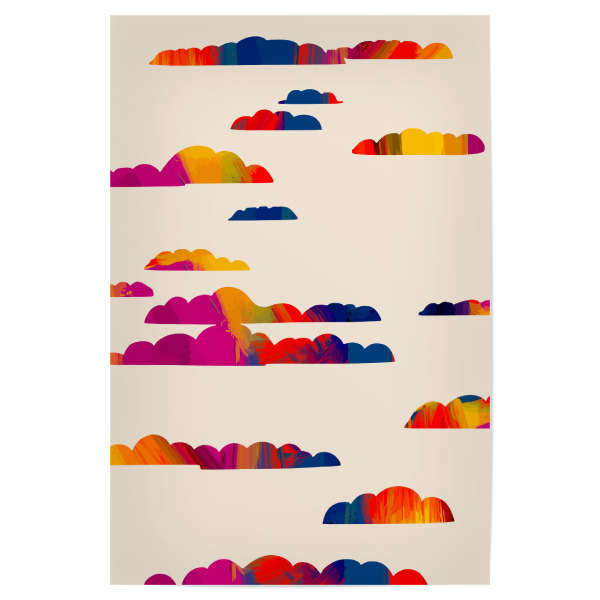Poster 30x20 cm "Totemwolken" artboxONE - Abstrakt