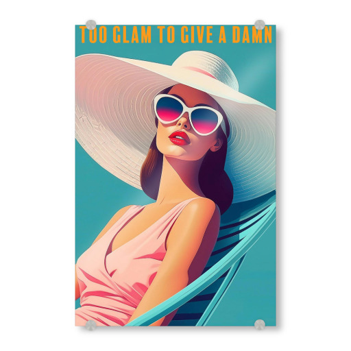 Retro Glam Pool Art