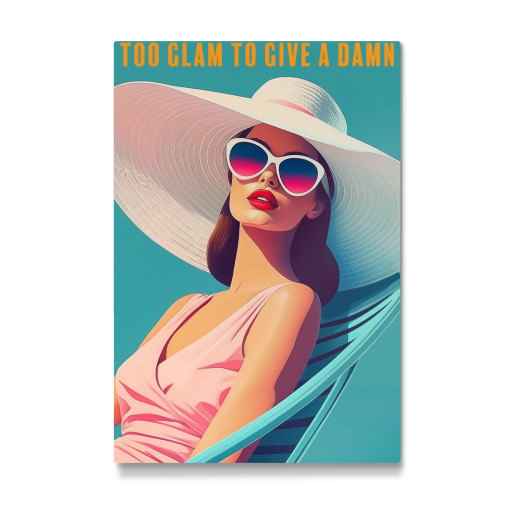Retro Glam Pool Art