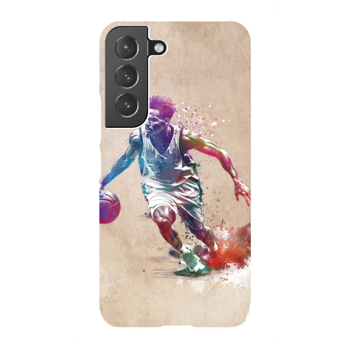Samsung Galaxy "Basketballspieler Sportkunst F" Premium-Case Handyhülle artboxONE