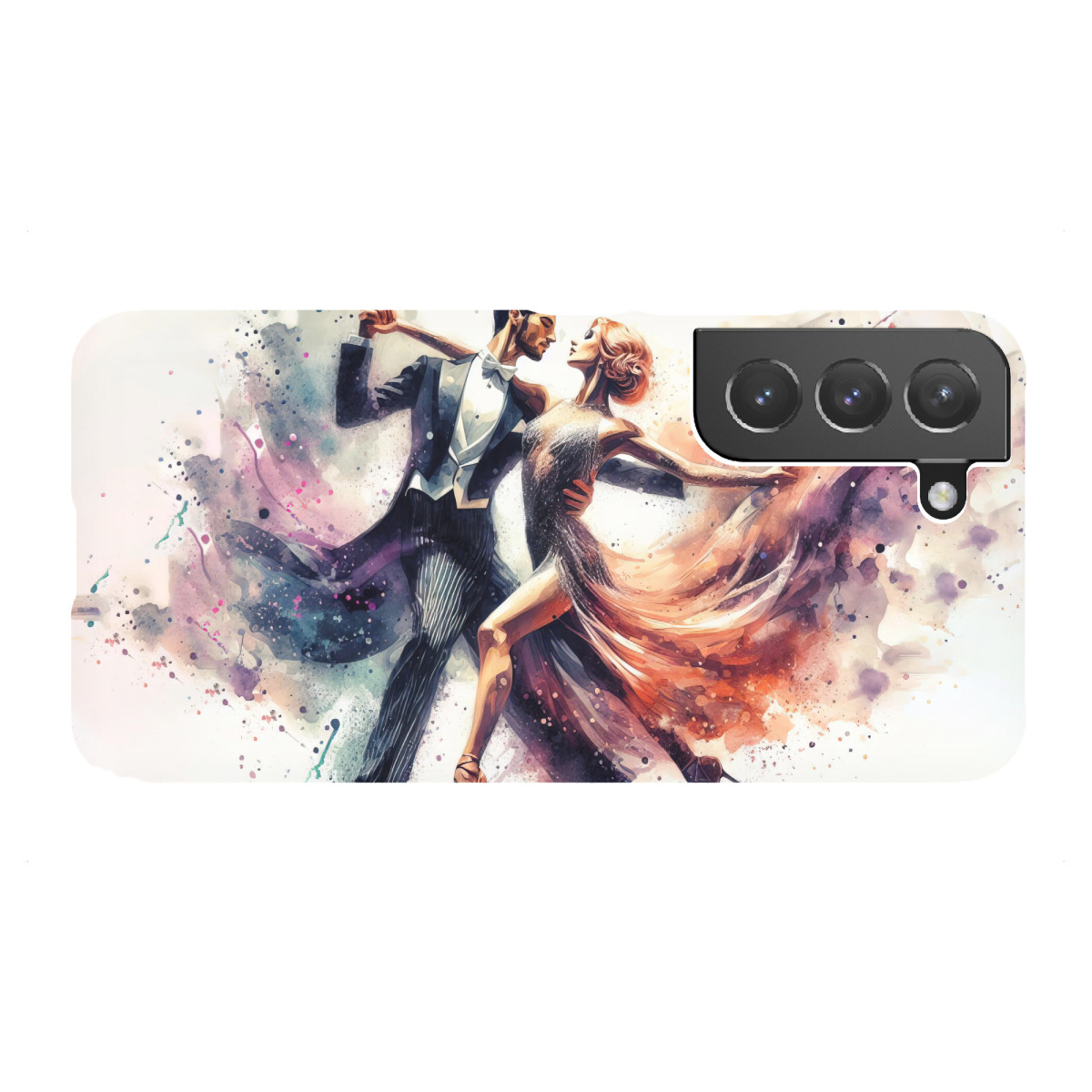 Samsung Galaxy "Tanzendes Paar in Aquarell B" Premium-Case Handyhülle artboxONE