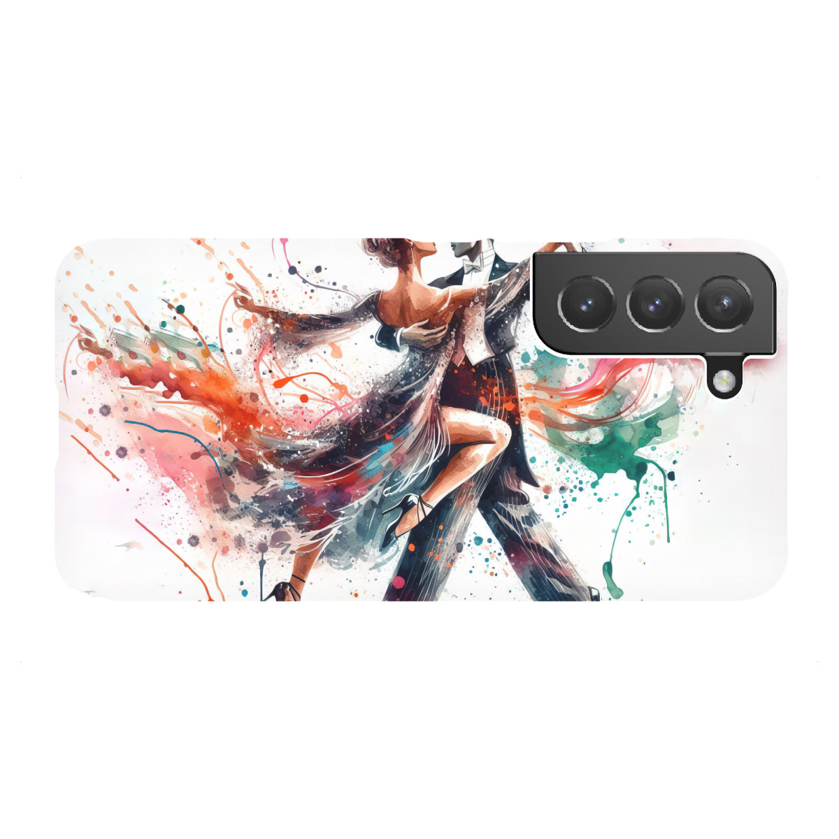 Samsung Galaxy "Tanzendes Paar in Aquarell D" Premium-Case Handyhülle artboxONE