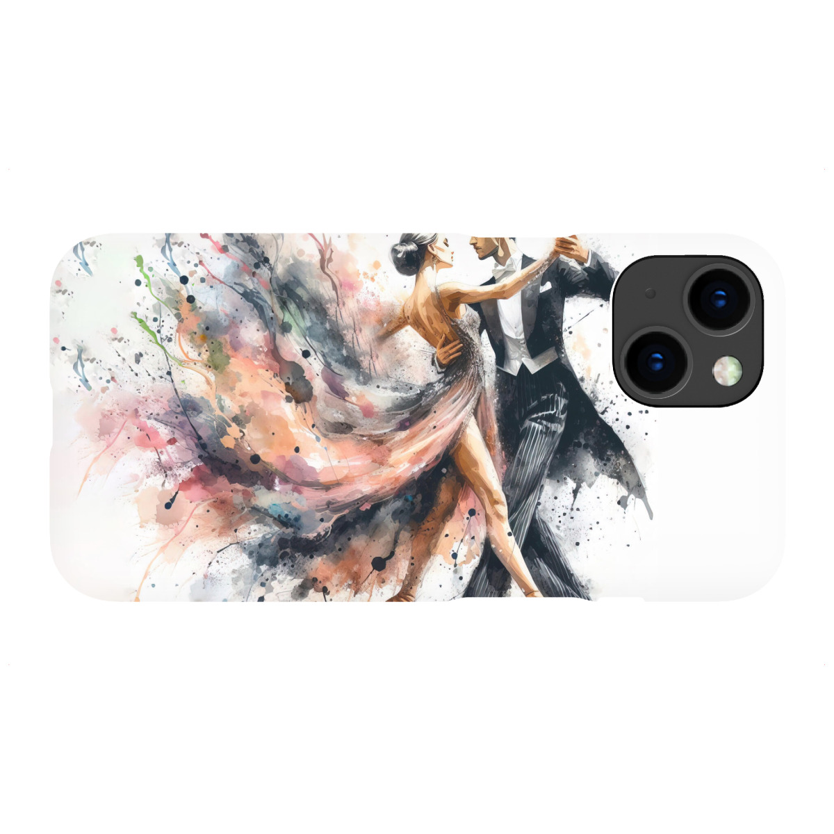 iPhone "Tanzendes Paar in Aquarell E" Premium-Case Handyhülle artboxONE