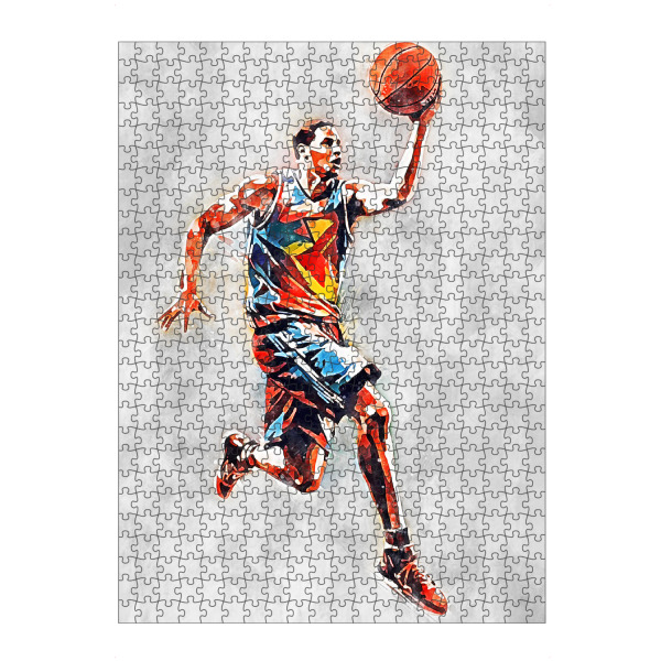 Puzzle Ravensburger "Basketball Color Grey A (matart)" artboxONE - Sport