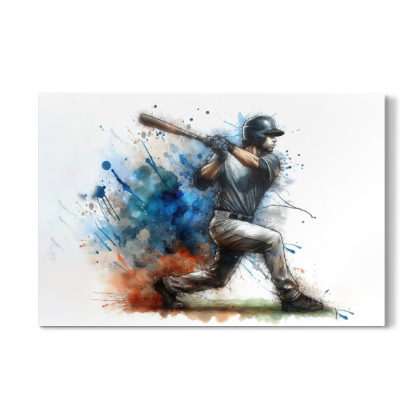 Galerie-Print "Baseballspieler B" 75x50 cm artboxONE