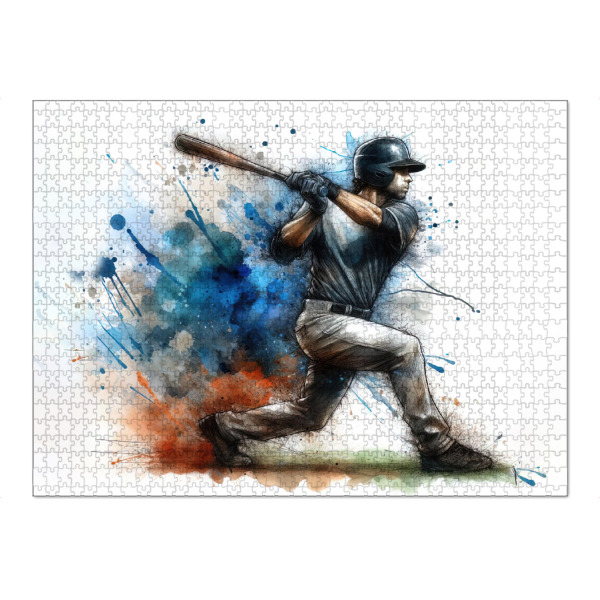 Puzzle Ravensburger "Baseballspieler B" artboxONE - Sport,Sport / Motivation