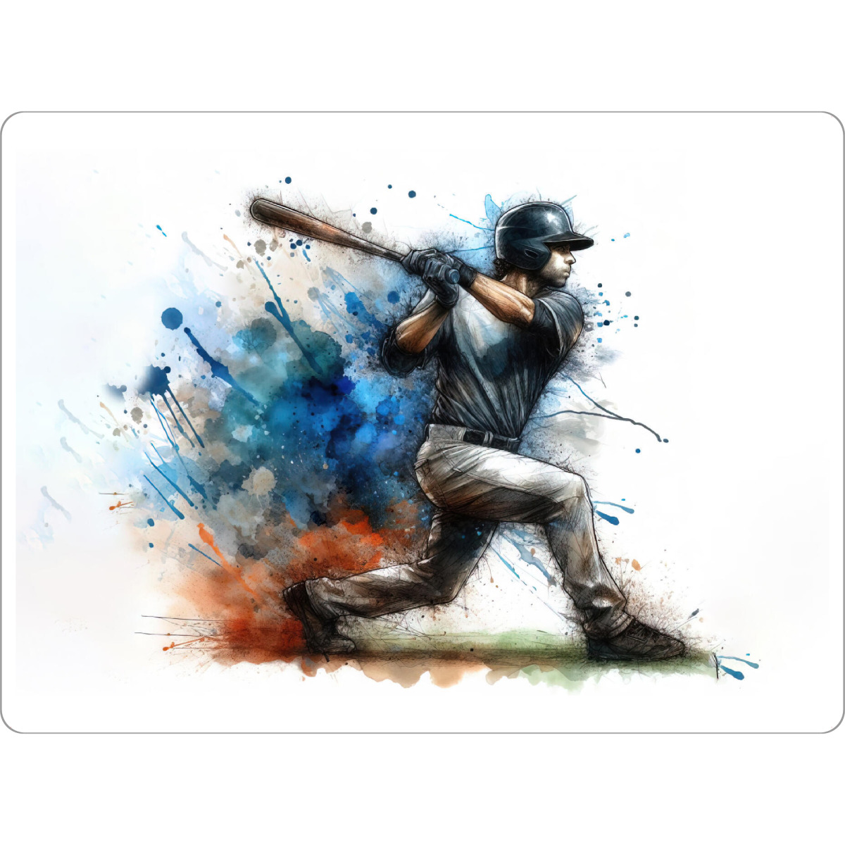 Tischset "Baseballspieler B" artboxONE - Sport,Sport / Motivation
