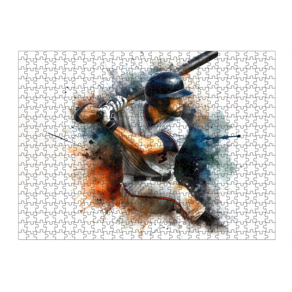 artboxONE Puzzle "Baseballspieler D" artboxONE - Sport,Sport / Motivation
