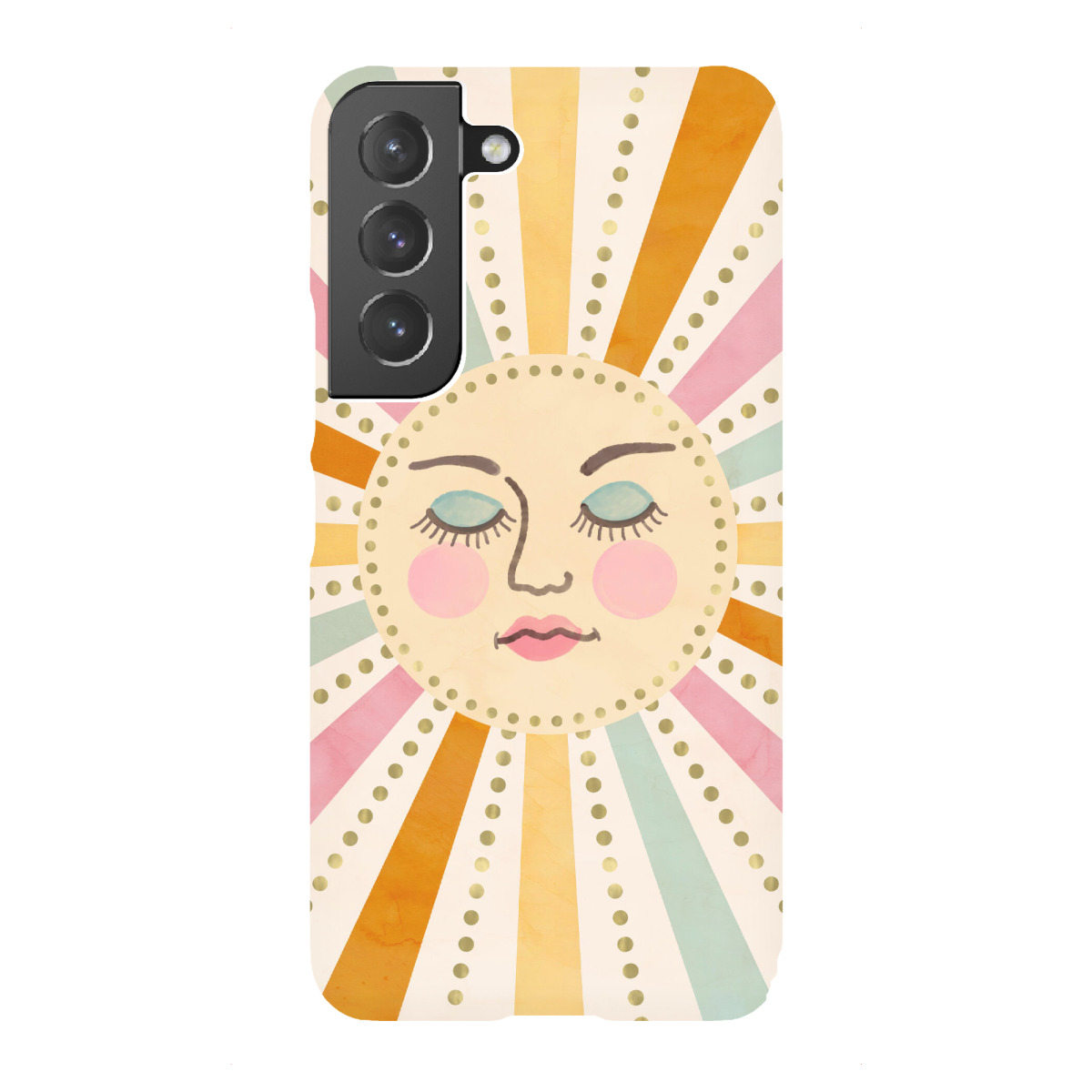"Vintage - Sonne"für Samsung Galaxy - Premium-Case Handyhülle artboxONE