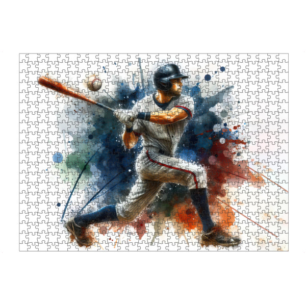 Puzzle Ravensburger "Baseballspieler F" artboxONE - Sport,Sport / Motivation