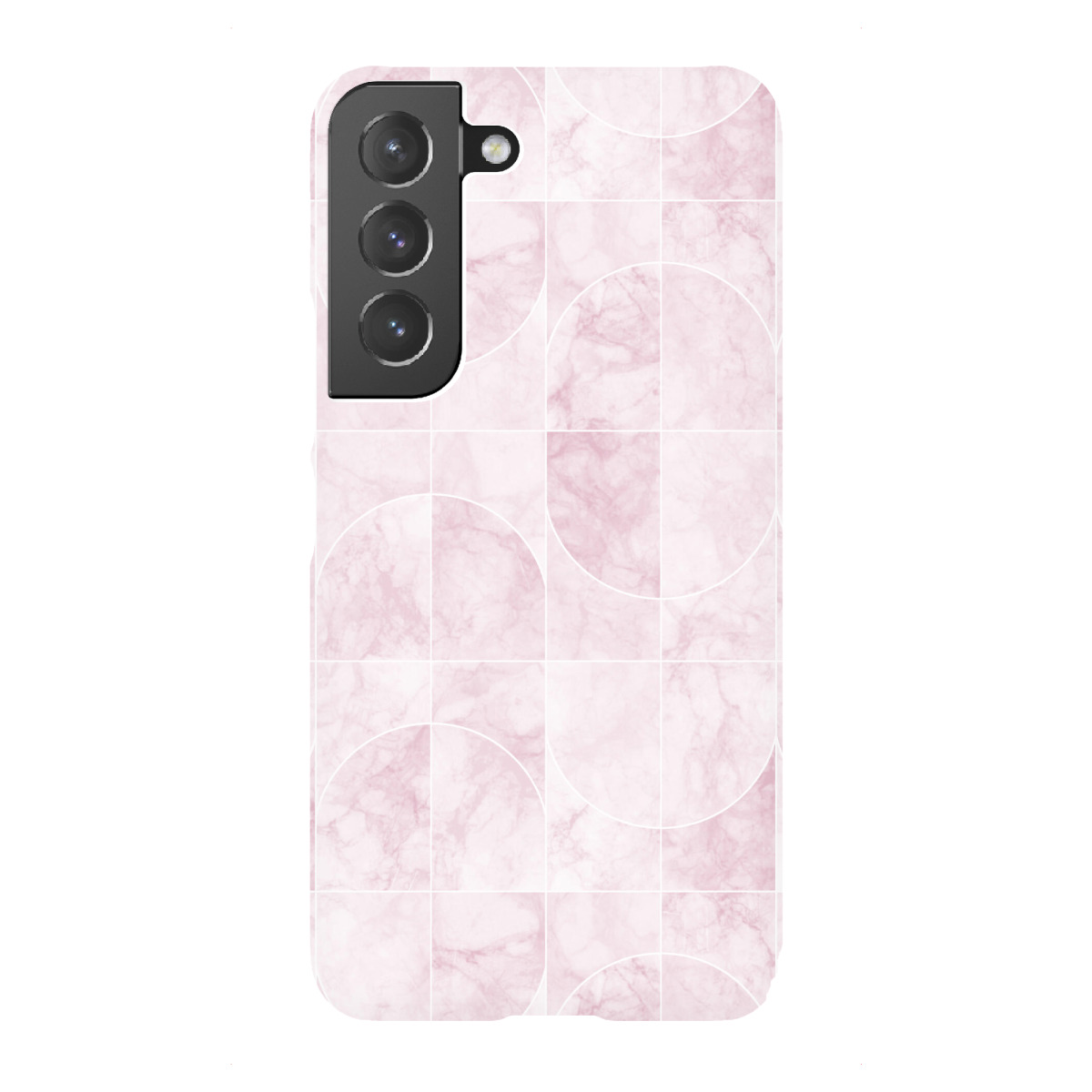 "Marmorierte Geo-Fliesen rosa"für Samsung Galaxy - Premium-Case Handyhülle artboxONE