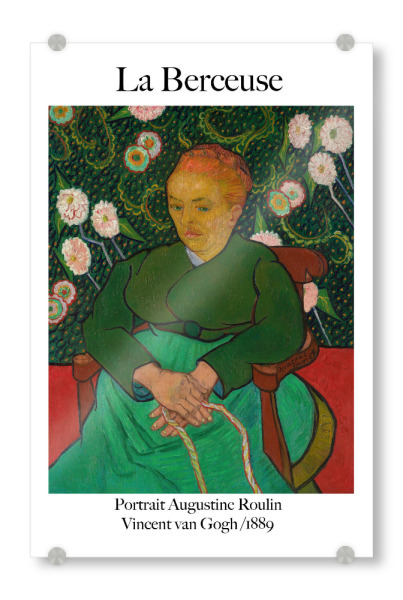Acrylglasbild "La Berceuse" artboxONE - Floral,Abstrakt,Menschen