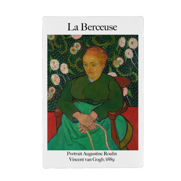 Holzbild "La Berceuse" artboxONE - Floral,Abstrakt,Menschen