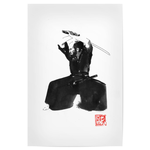 Großer Samurai in der Garde