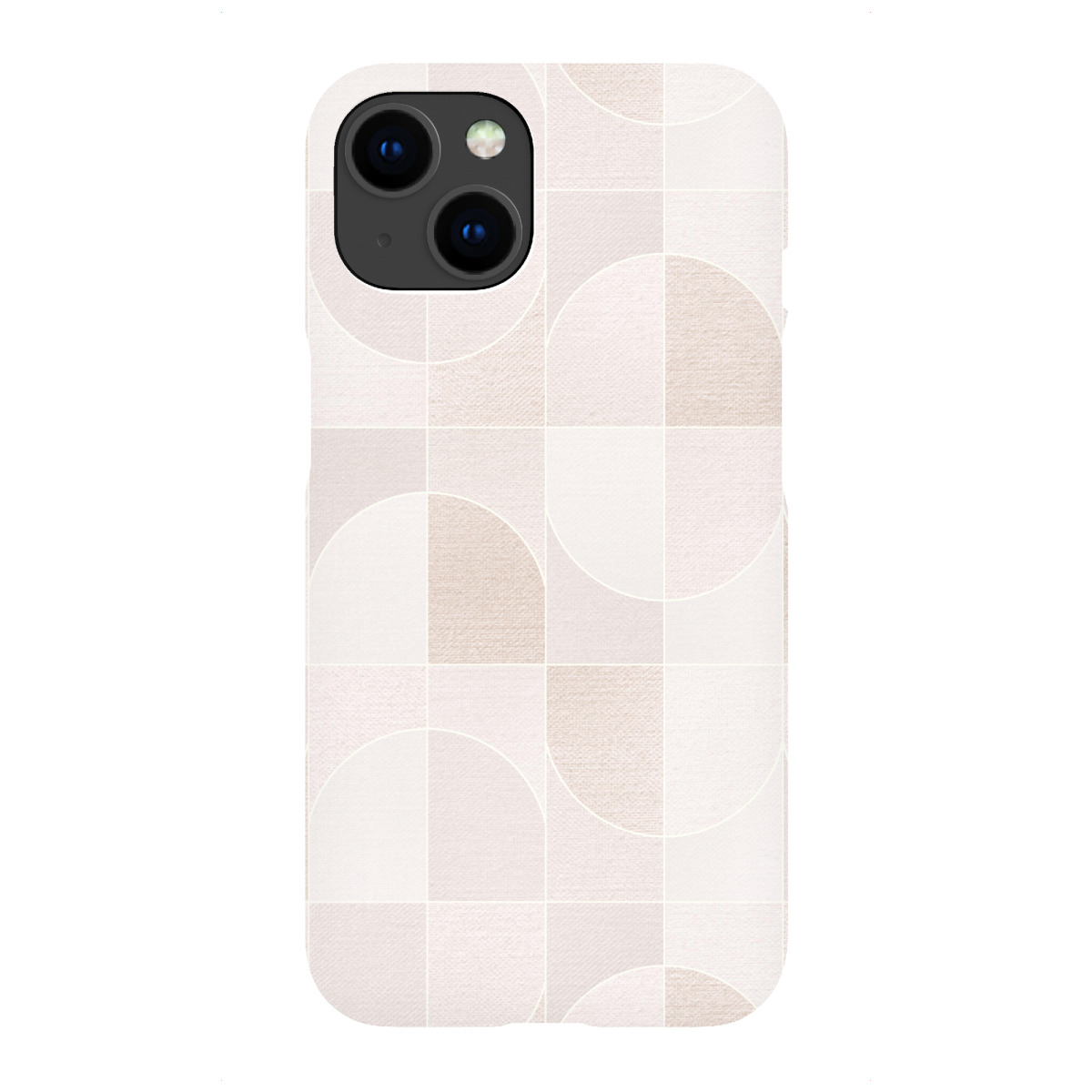 iPhone "Canvas Geo Tiles Neutral" Premium-Case Handyhülle artboxONE