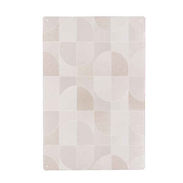 Holzbild "Canvas Geo Tiles Neutral" artboxONE - Abstrakt,Geometrie