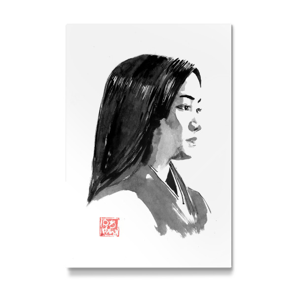 Galerie-Print "Schöne japanische Frau" 30x20 cm artboxONE