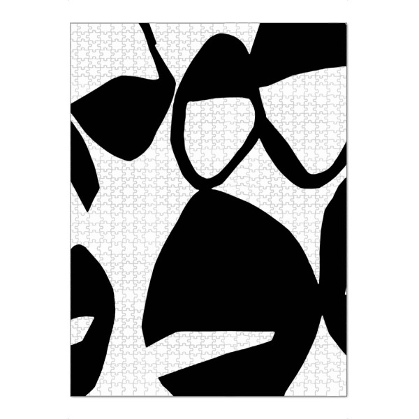 Puzzle Ravensburger "Baleio" artboxONE - Abstrakt - Abstrakt,Collage,Papier,Acryl,Schwarz und weiß - Bild abstrakt