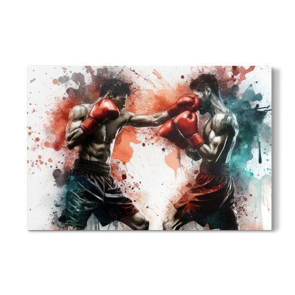 Galerie-Print "Boxer in Aquarell AB" 30x20 cm artboxONE