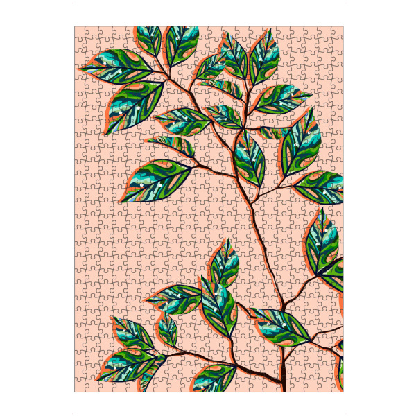 artboxONE Puzzle "Pfirsichflaum botanisch" artboxONE - Natur,Floral