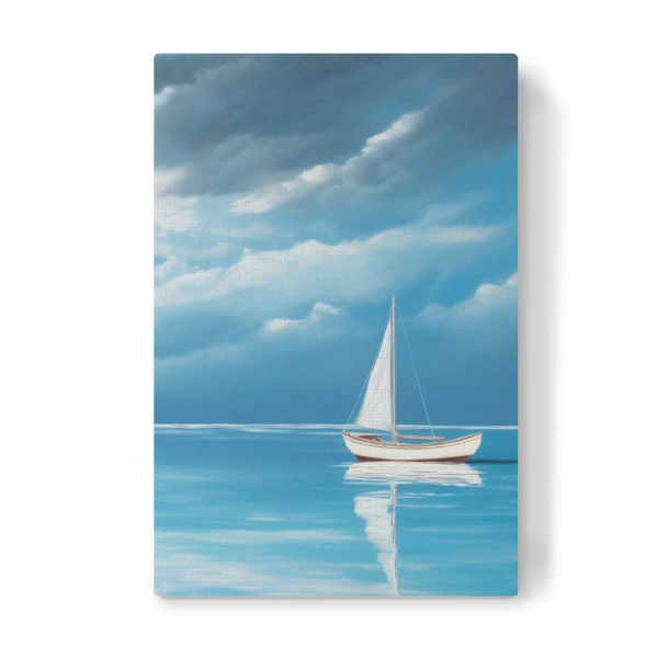 Leinwandbild "Kleines Holz Boot" artboxONE - Natur,Reise / Strand und Meer