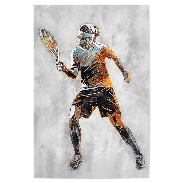 Poster "Tennis Color Grey A (matart)" artboxONE - Sport