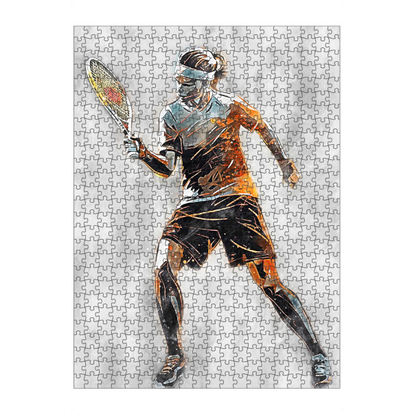 Puzzle Ravensburger "Tennis Color Grey A (matart)" artboxONE - Sport