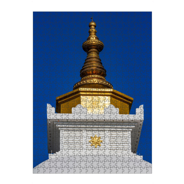 Puzzle Ravensburger "Pokhara Welt Friedens Pagode" artboxONE - Architektur,Reise / Asien