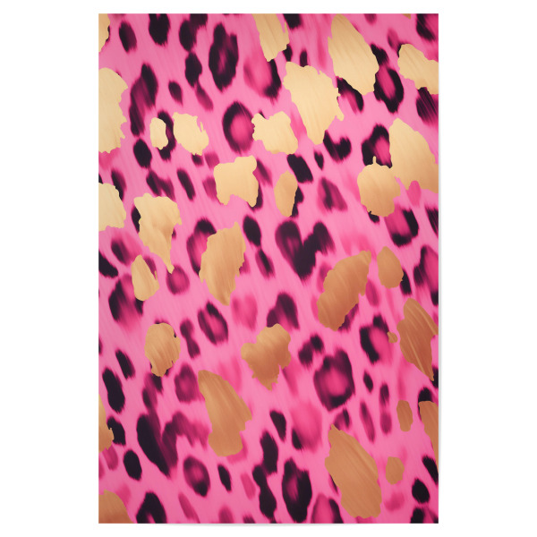 Poster "Goldener Leoparden Muster" artboxONE - Tiere,Abstrakt