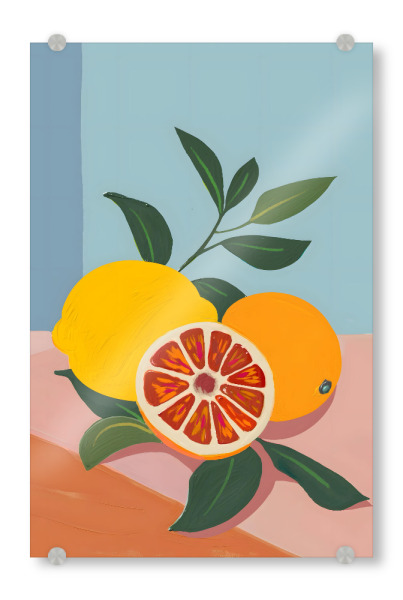 Acrylglasbild "Italienische Zitrusfrüchte" artboxONE - Essen & Trinken / Obst & Gemüse