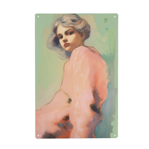 Holzbild "Mädchen Romantik" artboxONE - Abstrakt,Menschen,Fashion