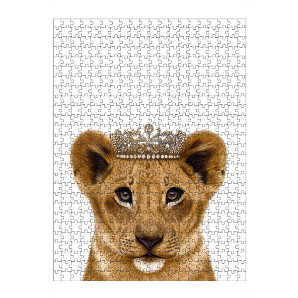 Puzzle Ravensburger "Löwenprinzessin" artboxONE - Natur,Für Kinder,Tiere,Fashion,Für Mama
