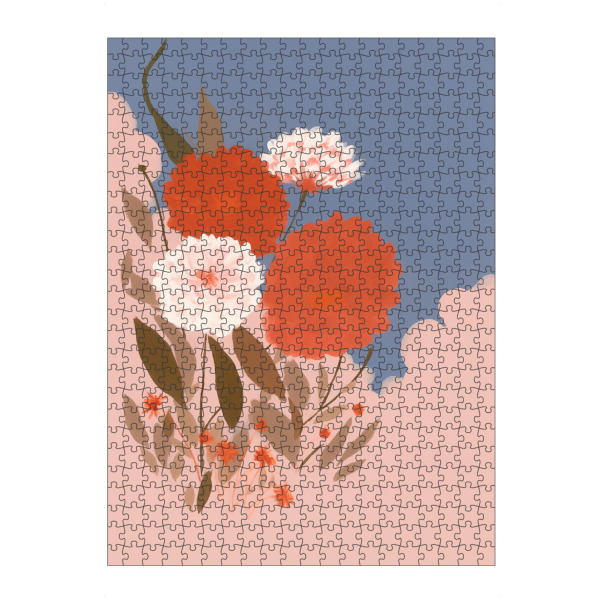 Puzzle Ravensburger "Blumen Harmonie" artboxONE - Natur,Floral,Abstrakt