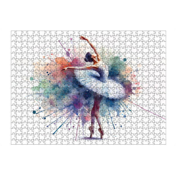 artboxONE Puzzle "Balletttänzerin in Aquarell G" artboxONE - Musik,Sport