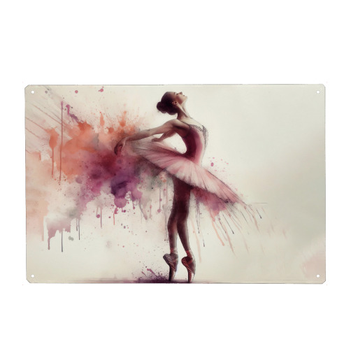 Ballet dancer in watercolor A