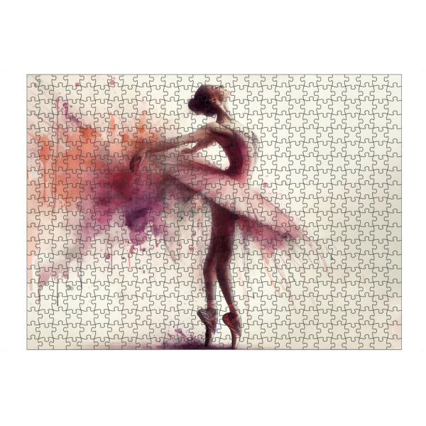 artboxONE Puzzle "Balletttänzerin in Aquarell A" artboxONE - Musik,Sport