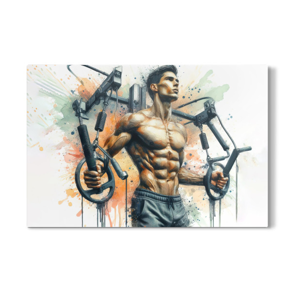 Galerie-Print "Fitnessübung F" 75x50 cm artboxONE