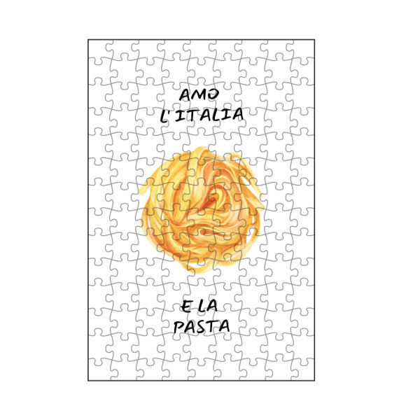 artboxONE Puzzle "Amo L ́talia et la pasta" artboxONE - Typografie,Essen & Trinken,Reise / Länder